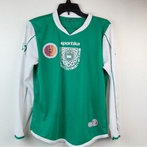 American Univ. of Rome Italy Nani embroidered pro Sportika warm up jersey EUC